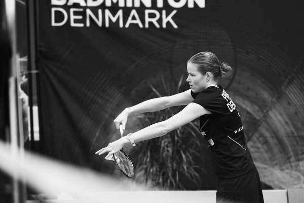 sort-hvid badmintonbilleder